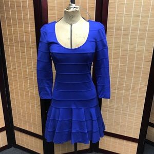 Juicy Couture, Cobalt Blue Fit-n-Flare Dress, 0